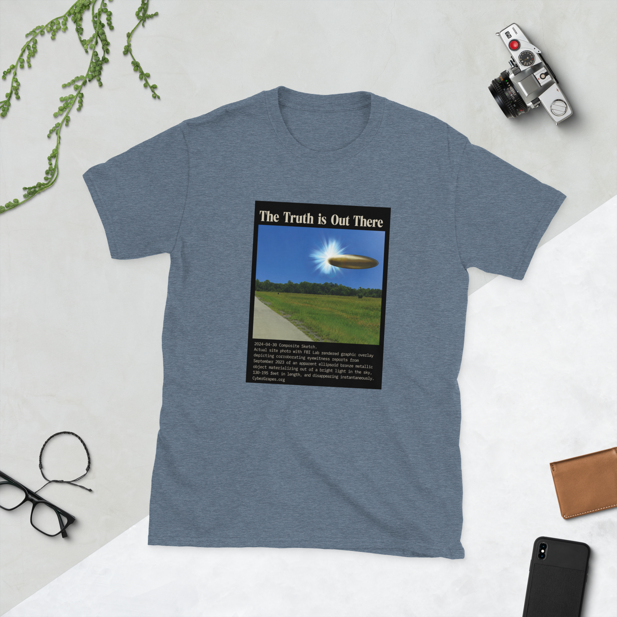 Short-Sleeve Unisex T-Shirt | 2024-04-30 Composite Sketch - Image 6
