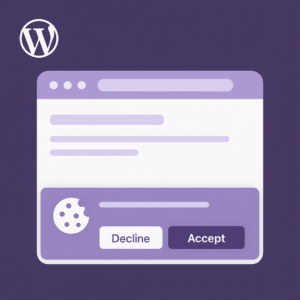 Cyber Grapes Cookie Consent plugin preview showing the cookie banner settings