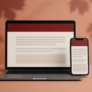 Cyber Grapes 2025 WordPress theme preview on laptop and phone